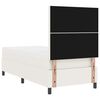 vidaXL Cama tipo Box Spring Manual Crema y Blanco 203 x 90 x 128 cm