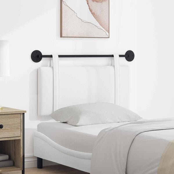 vidaXL Cabecera Colgante Montaje en la pared Liso 90 x 55 x 5 cm tela