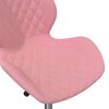 vidaXL Sillas de comedor giratorias 2 unidades terciopelo rosa