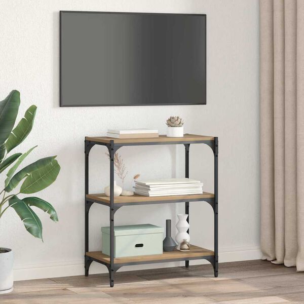 vidaXL Estanter&iacute;a para libros Roble artisan 60 x 33 x 70,5 cm