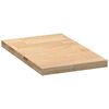 vidaXL Encimera de cocina rectangular madera maciza roble