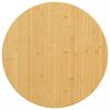 vidaXL Tablero de mesa de bambú Ø80x2,5 cm