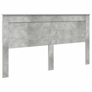 vidaXL Cabecero Gris Concreto Madera de ingenier&iacute;a