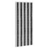 vidaXL Cortina de Insectos de Chenilla Gris y Negro 90 x 200 cm