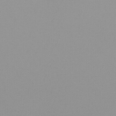 vidaXL Cojines de banco de jardín 2 uds tela Oxford gris 200x50x7 cm