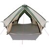 vidaXL Tienda tipi con techo Verde y 490 x 410 x 210 cm