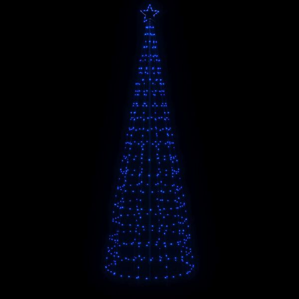 vidaXL &Aacute;rbol de Navidad LED con estacas 570 LEDs azul 300 cm
