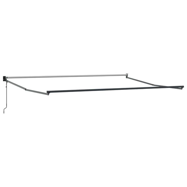 vidaXL Estructura de toldo retr&aacute;ctil el&eacute;ctrico Antracita 4 x 2 m