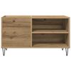 vidaXL Mueble discos madera de ingeniería roble artisan 84,5x38x48 cm