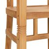 vidaXL Silla 2 pcs Marr&oacute;n 63 x 58 x 89 cm Madera de teca maciza