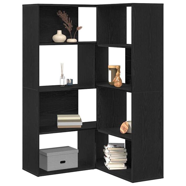 vidaXL Armario 2 pcs Roble Negro 85 x 85 x 140 cm Madera de ingenier&iacute;a