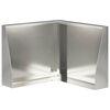 vidaXL Muro de Contenci&oacute;n 50 x 50 x 40 cm Acero inoxidable Plateado