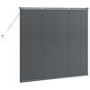 vidaXL Persianas venecianas Manual Gris oscuro 130 x 140 cm Aluminio