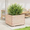 vidaXL Jardinera de madera maciza de pino 70x70x49,5 cm