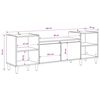 vidaXL Gabinete de TV Roble artesanal 160 x 35 x 55 cm