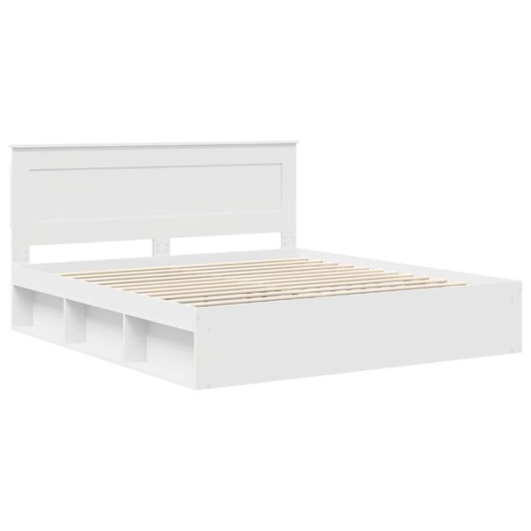 vidaXL Estructura de cama 200 x 200 cm Madera de pino macizo