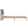 vidaXL Estructura de cama Marrón 90 x 190 cm Madera de pino macizo