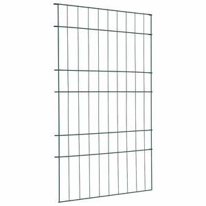 vidaXL Juego de Cercas para Estanque 8 pcs Verde 50 x 80 cm Acero