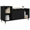 vidaXL Gabinete de TV Roble Negro 100 x 35 x 55 cm