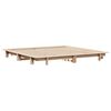 vidaXL Estructura de cama sin colch&oacute;n madera maciza de pino 200x200 cm