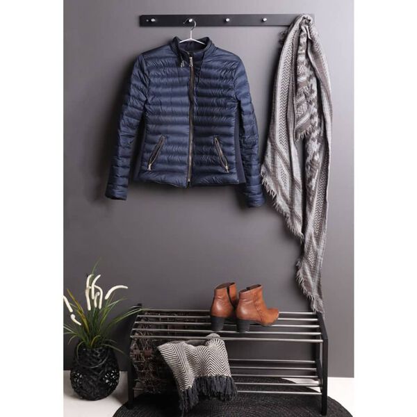 House Nordic Estanter&iacute;a para zapatos Kaia metal negro