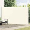 vidaXL Toldo lateral retr&aacute;ctil para patio crema 220x600 cm