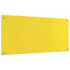 vidaXL Salpicadero de cocina Amarillo 110 x 50 cm vidrio templado