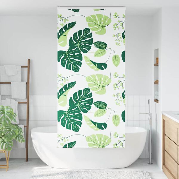 vidaXL Estor enrollable para ducha casete tela 100x240 cm ancho 96 cm