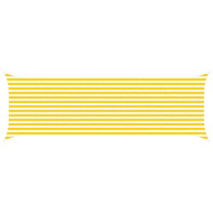 vidaXL Toldo Vela de Sombra Amarillo y 6 x 2 m 100% Poli&eacute;ster Oxford