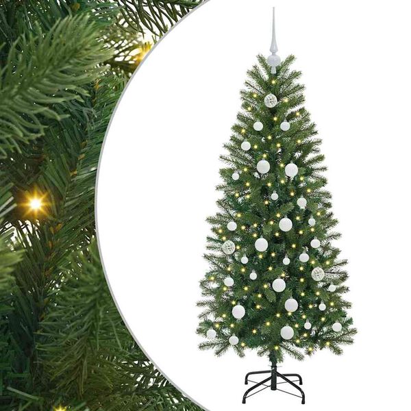 vidaXL &Aacute;rbol de Navidad artificial con 150 LED Verde 150 cm PE y PVC