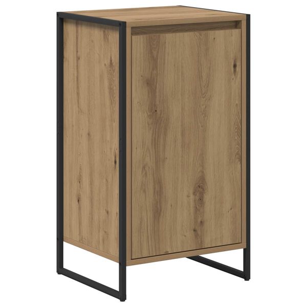 vidaXL Vitrina Roble Artesanal 43 x 36 x 75,5 cm Madera contrachapada