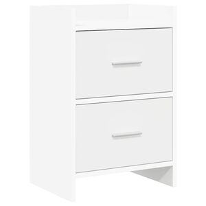 vidaXL Mesas de noche Blanco 40 x 30 x 60 cm Madera de ingenier&iacute;a