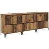 vidaXL Tableros Lateral 3 uds. Madera Vieja 60 x 35 x 70 cm