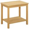 vidaXL Mesa lateral Aceite Natural 50 x 35 x 45 cm
