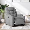 vidaXL Sill&oacute;n reclinable el&eacute;ctrico tela gris claro