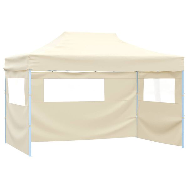 vidaXL Carpa de Fiesta Crema 280 x 410 x 315 cm Tela Oxford
