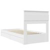 vidaXL Cama con almacenamiento 75 x 190 cm Madera de ingenier&iacute;a