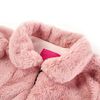 Chaqueta infantil de cuero sintético rosa 104