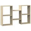 vidaXL Estanter&iacute;a de pared madera ingenier&iacute;a roble Sonoma 96x18x60 cm