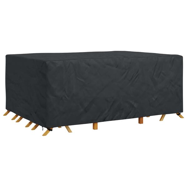 vidaXL Funda para muebles Liso Negro 270 x 180 x 90 cm 600D