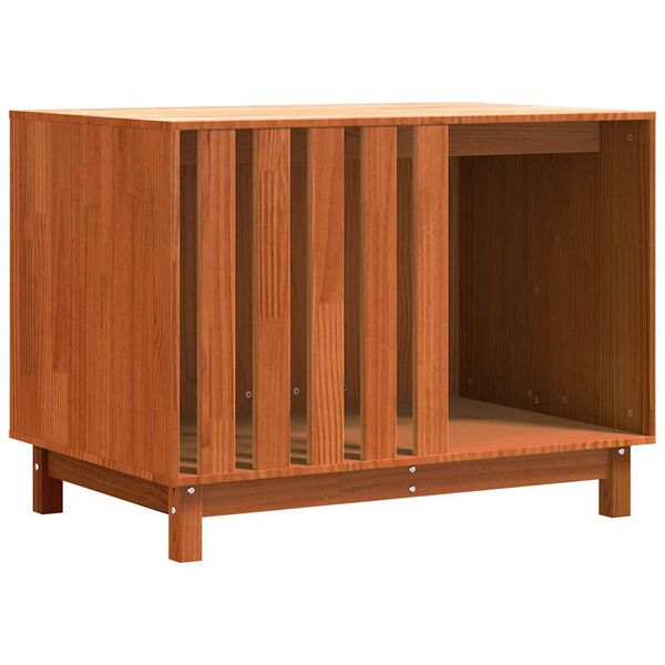 vidaXL Casa para perros con almacenamiento Marr&oacute;n cera 90 x 60 x 67 cm