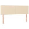 vidaXL Cama box spring con colch&oacute;n tela color crema 140x200 cm
