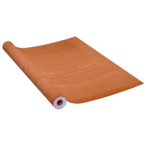 vidaXL L&aacute;minas autoadhesivas para muebles PVC roble 500x90 cm