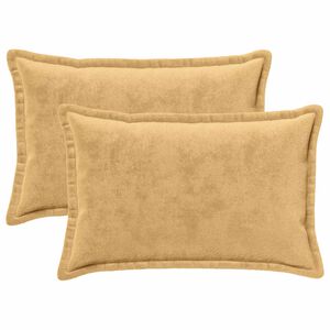 vidaXL Funda de almohada 2 pcs HOUTEN Topo 50 x 80 cm Franela