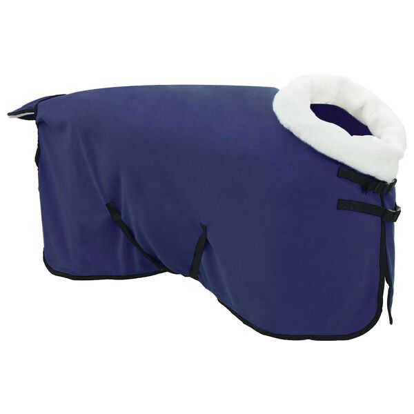vidaXL Manta para Caballo Azul marino 105 cm Forro polar