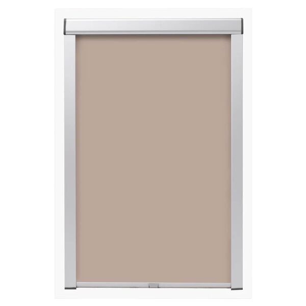 vidaXL Persiana opaca enrollable beige F06