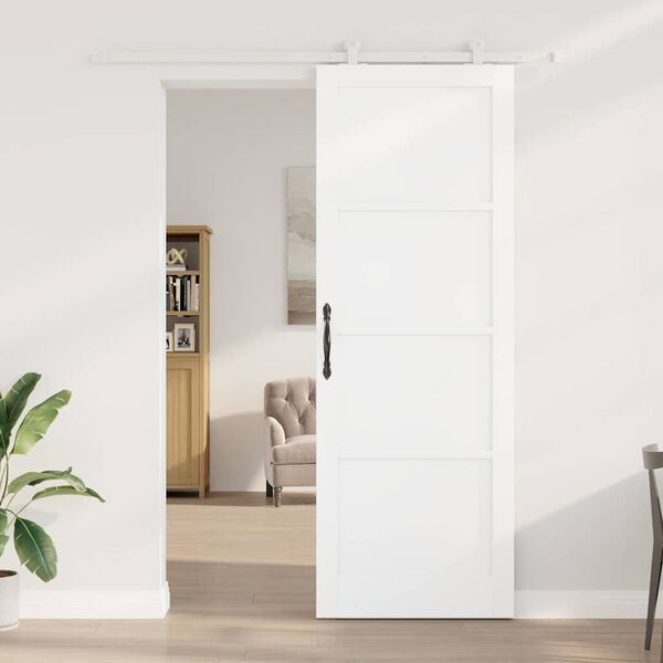 vidaXL Puerta Corredera ORKDAL 83 x 232 cm Madera de pino macizo