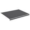 vidaXL Tela de repuesto para toldo gris antracita 4,5x3,5 m