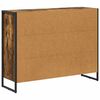 vidaXL Armario auxiliar Roble Humo 96,5 x 30 x 75 cm