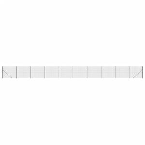 vidaXL Cerca de alambre con brida gris antracita 1,4x25 m